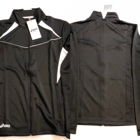 Asics Jackets & Blazers - ASICS Cali Black Active Jacket